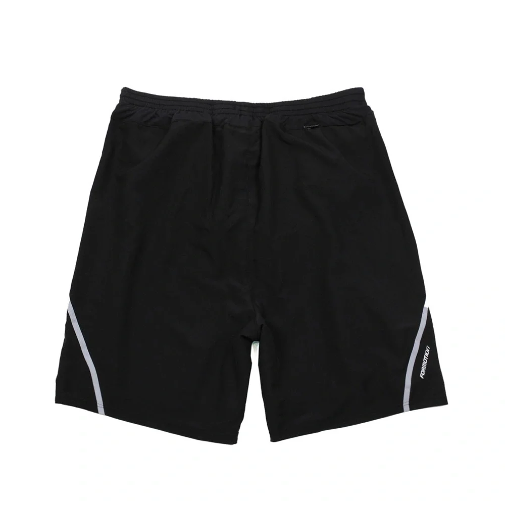 ADIDAS Run Shorts 7” Athletic Black & White Back Zip Pocket Size 2XL NEW